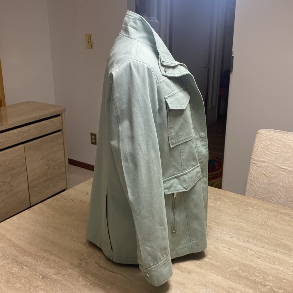 NWOT Sam Edelman Aqua color light weight jacket, Absolutely no flaws. - Picture 4 of 16